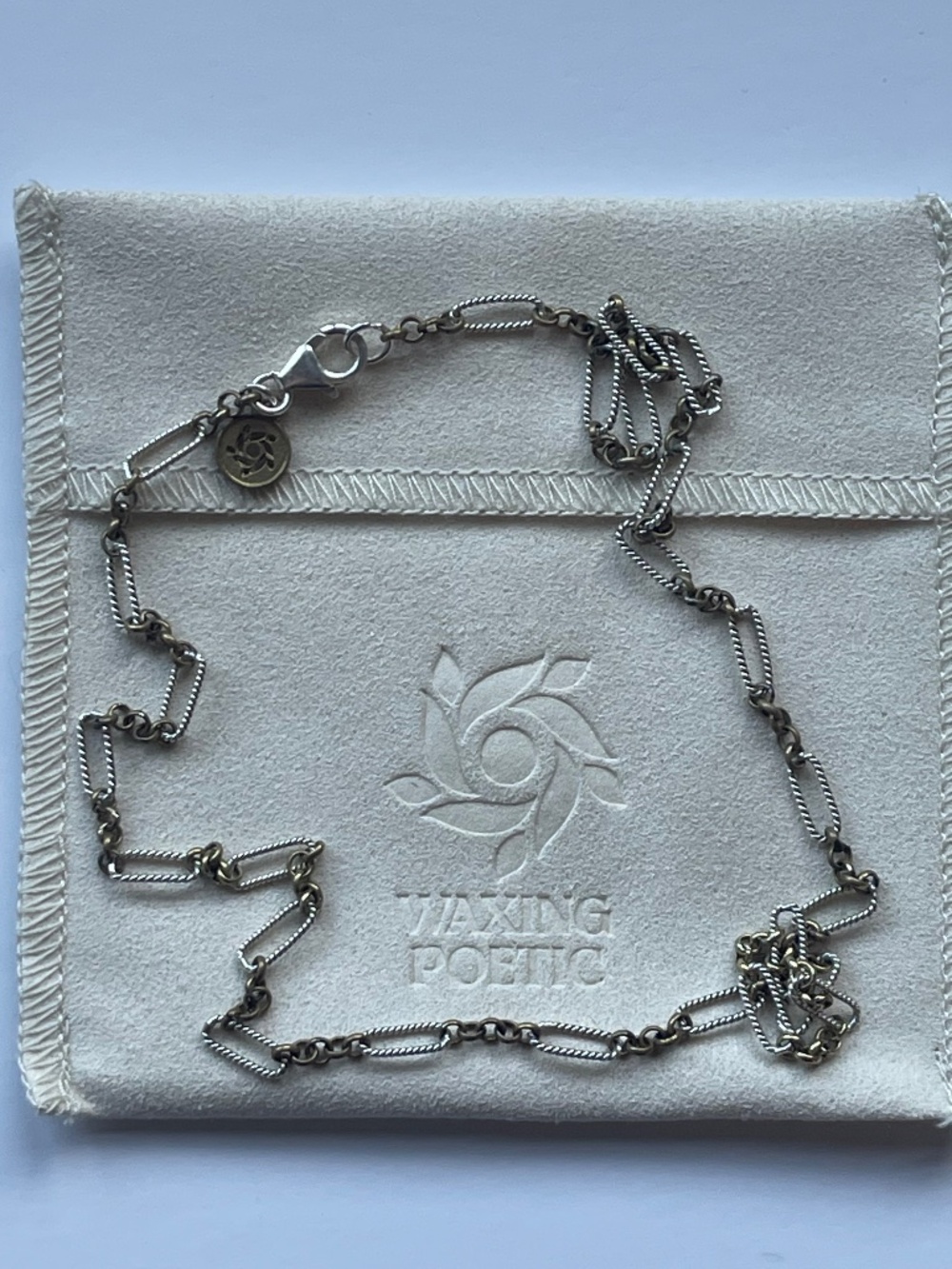 Waxing Poetic Mixed metal chain